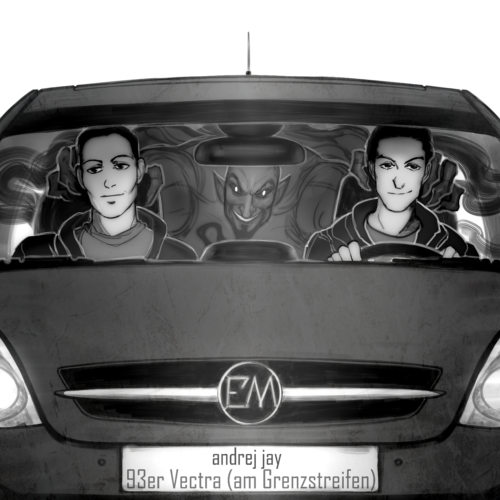 andrej jay 93er Vectra (am Grenzstreifen) Single Artwork AjeloDraws