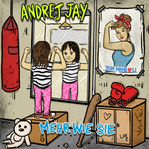 Andrej Jay Mehr wie sie Single Out Now Artwork by Aku Napie